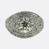 Art Deco 2.00 Carat Diamond Bombe Ring