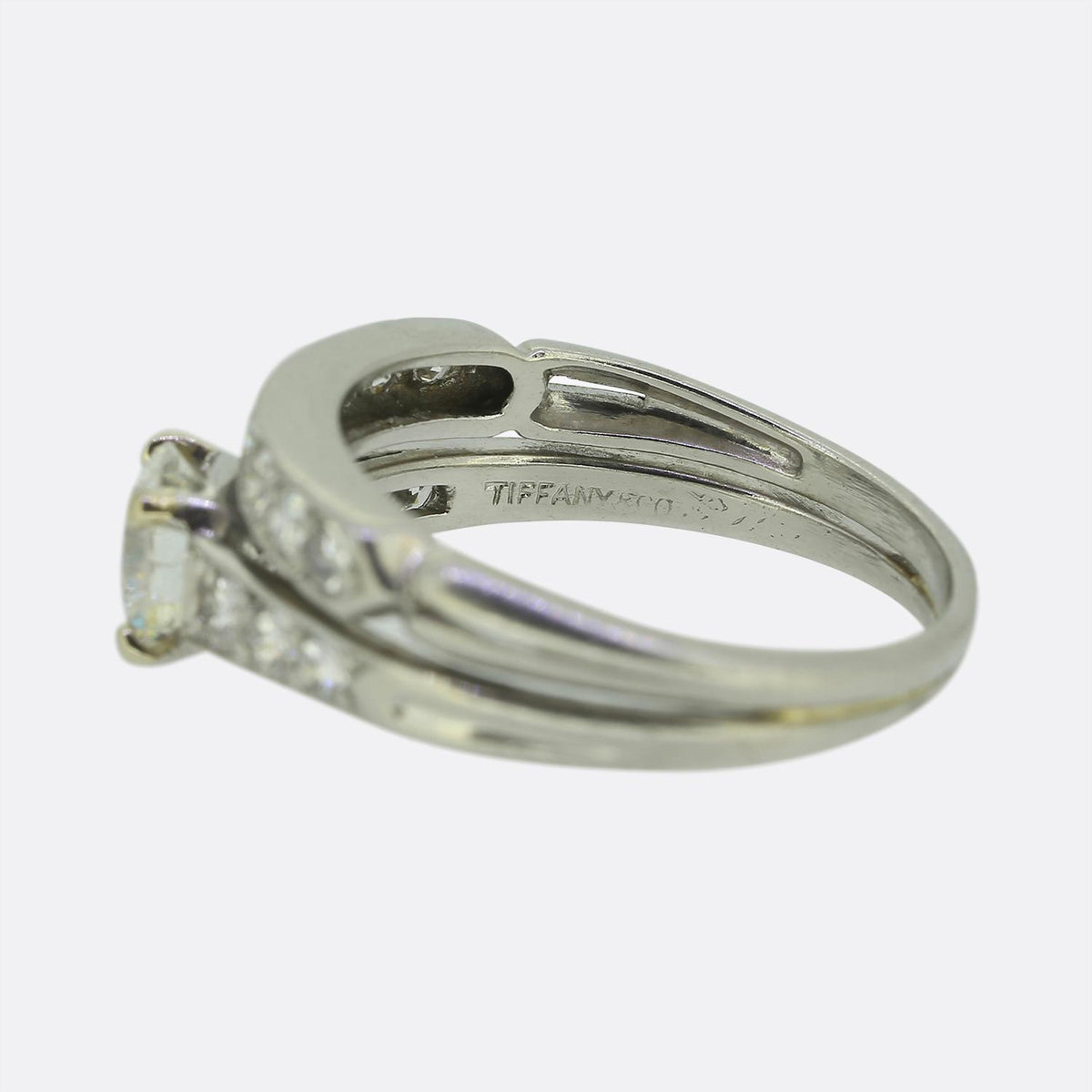 Tiffany & Co. 0.62 Carat Diamond Bridal Ring Set