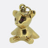 Vintage Ruby Teddy Bear Pendant