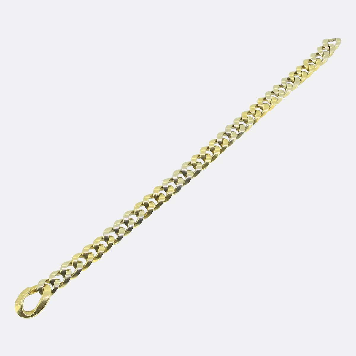 Pomellato Two Tone Curb Chain Necklace and Bracelet Set