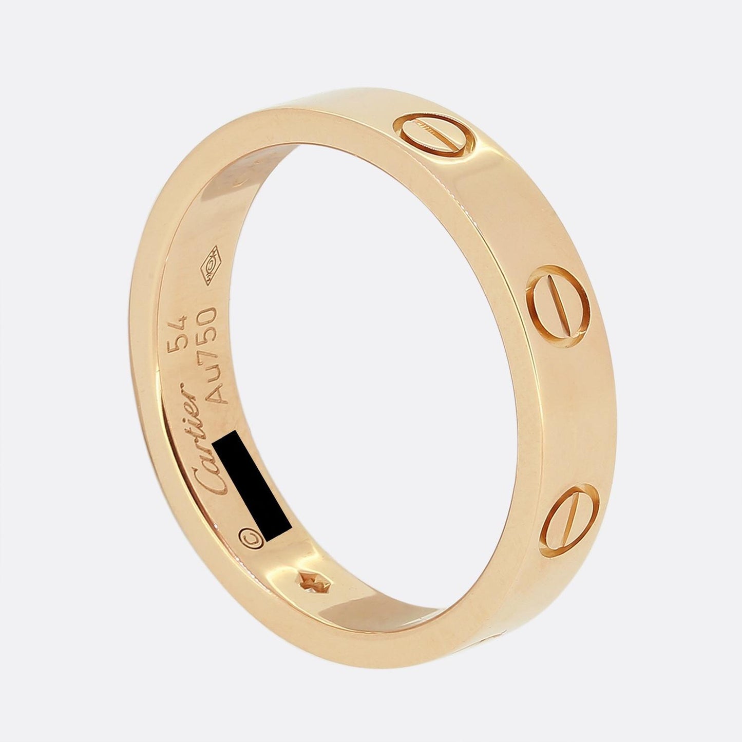 Cartier 1 Diamond LOVE Wedding Ring Size N (54)