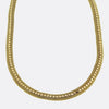 Victorian Etruscan Revival Gold Mesh Chain