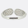 David Morris Rose Pearl and Diamond Bangle