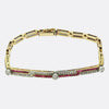 Art Deco Ruby and Diamond Bracelet
