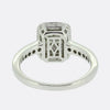 0.74 Carat Rectangular Diamond Ring