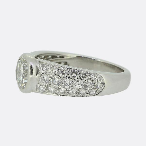 Cartier 1.28 Carat Diamond Engagement Ring