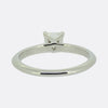 Tiffany & Co. 0.66 Carat Princess Cut Diamond Solitaire Ring