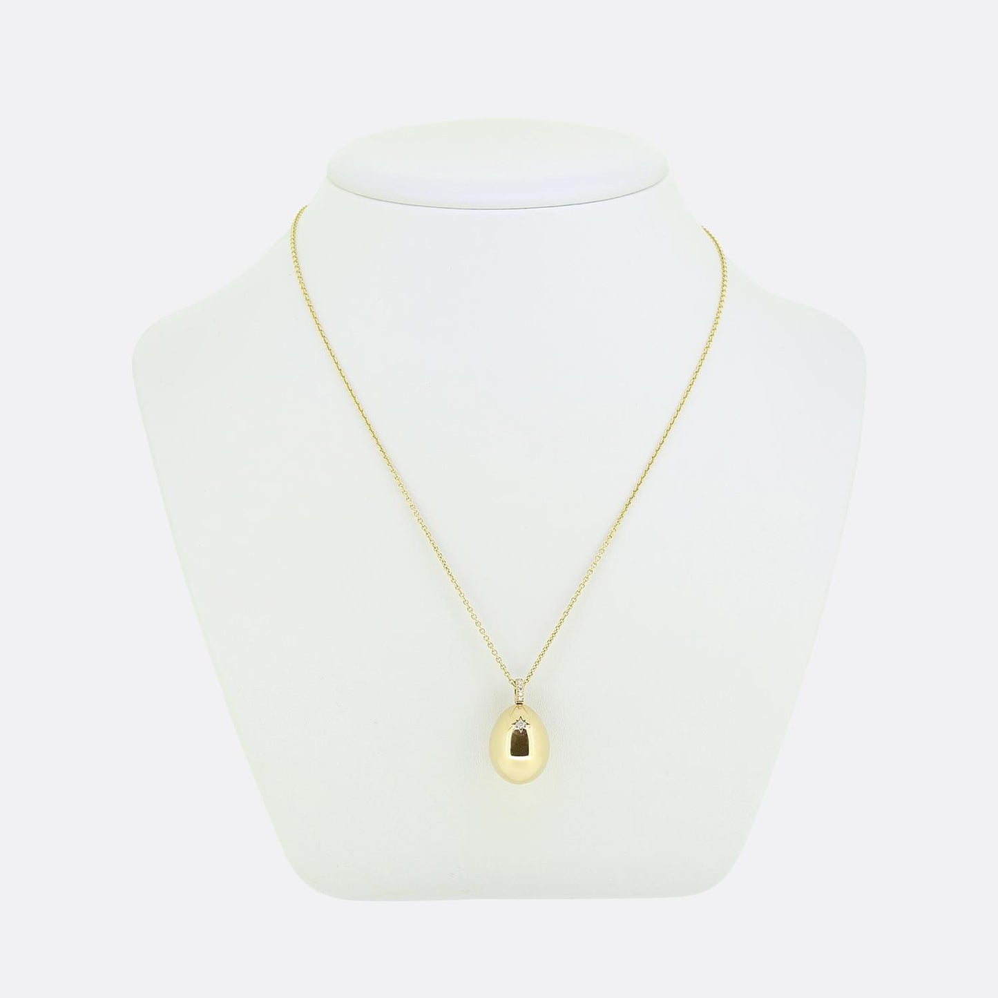 Fabergé Essence I Love You Egg Pendant Necklace