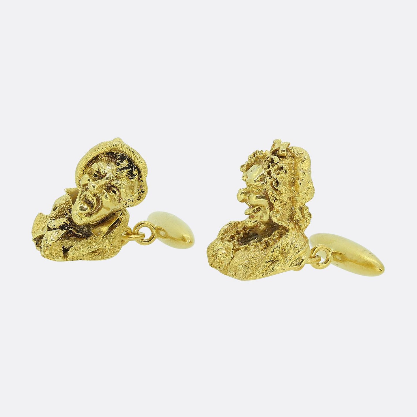 Vintage Punch and Judy Cufflinks