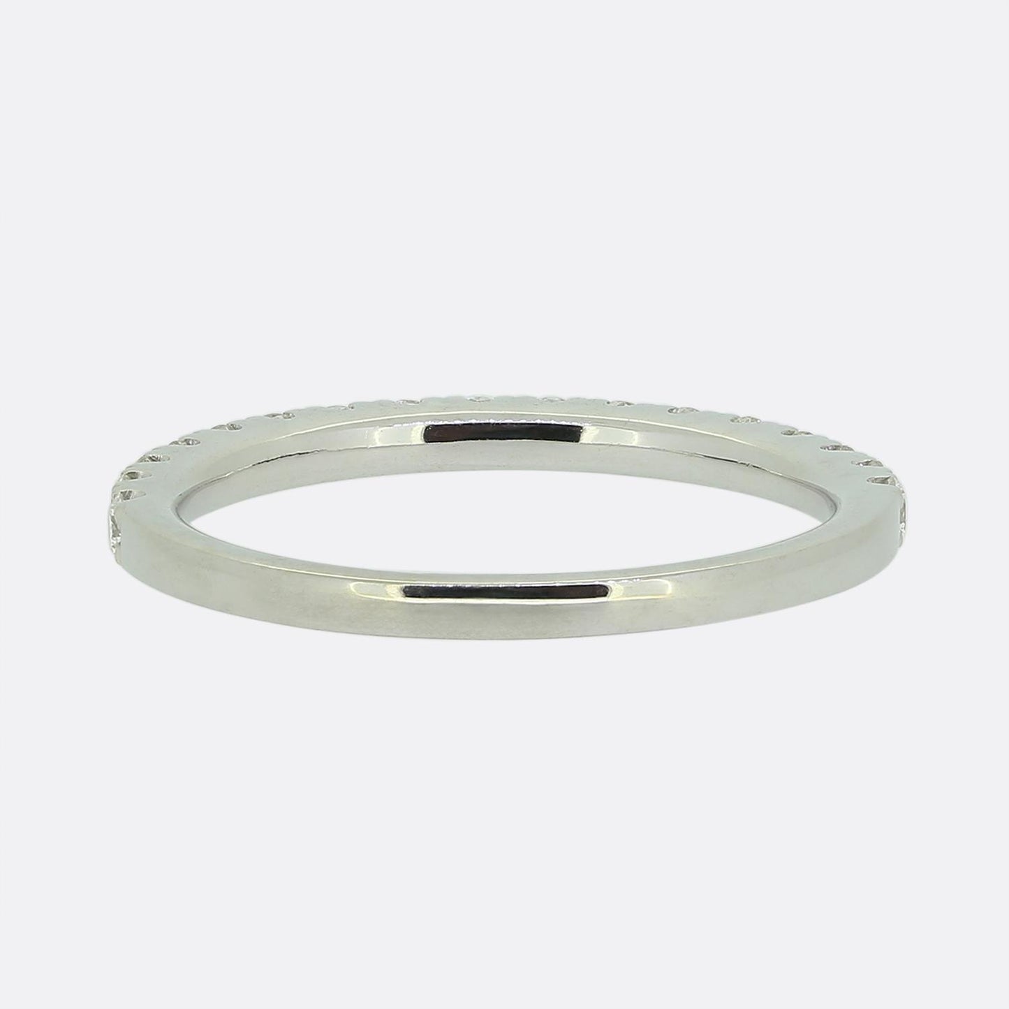 0.42 Carat Diamond Half Eternity Ring
