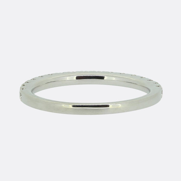 0.42 Carat Diamond Half Eternity Ring
