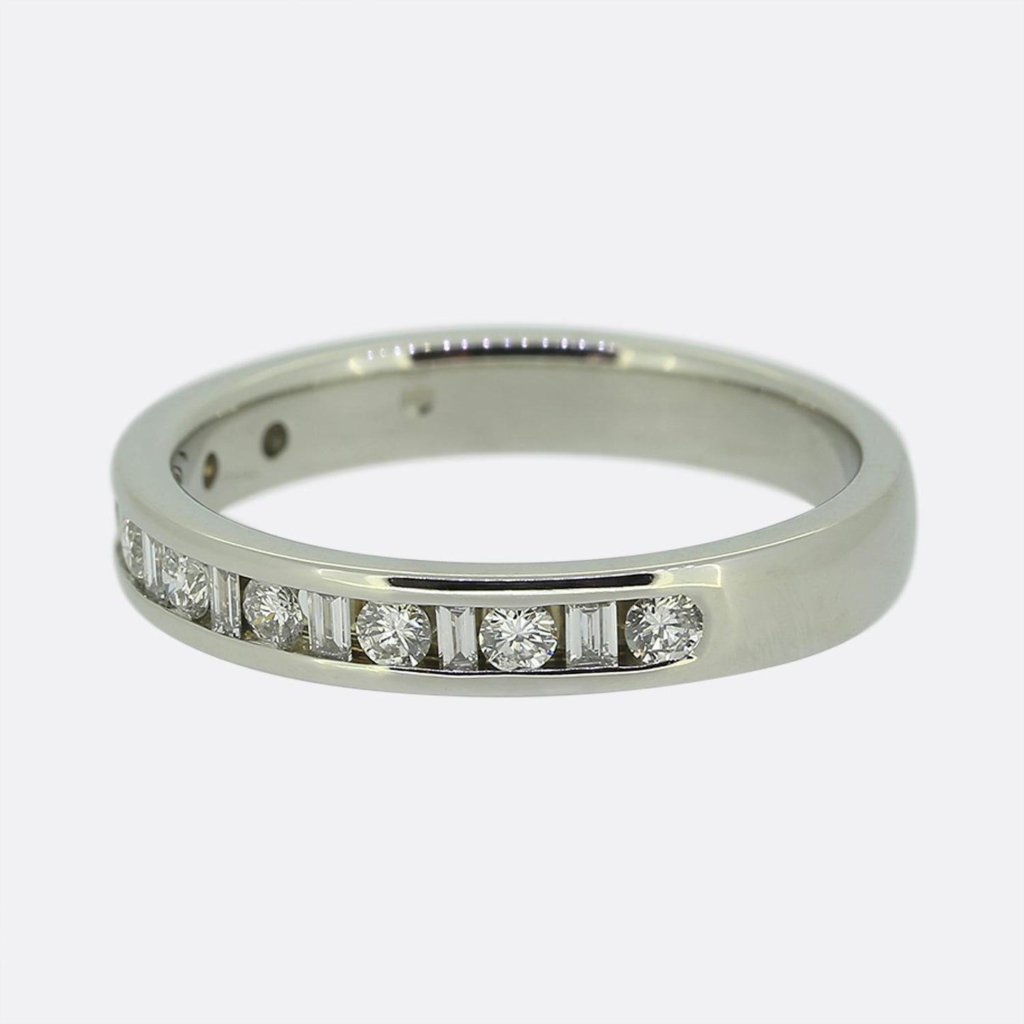 0.34 Carat Diamond Half-Eternity Band Ring