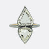 Antique Portrait Cut Diamond Two-Stone Ring