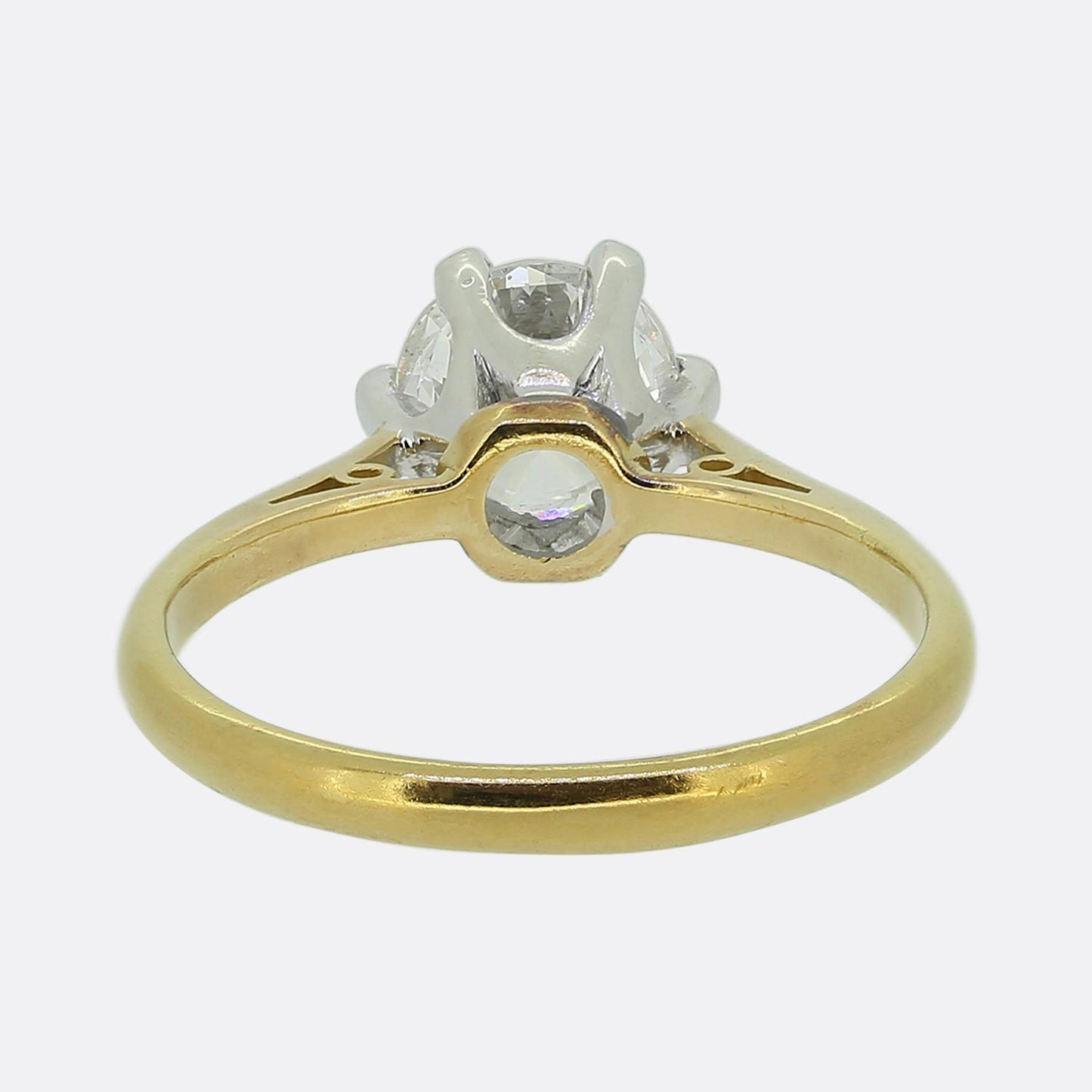 0.90 Carat Diamond Solitaire Engagement Ring