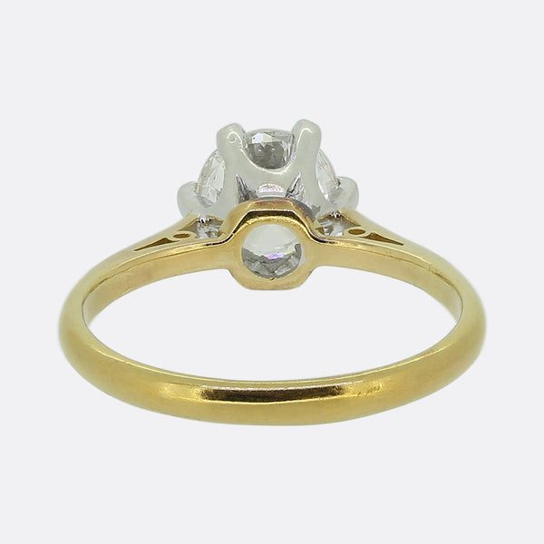 0.90 Carat Diamond Solitaire Engagement Ring