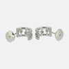 De Beers Diamond Dewdrop Hoop Earrings