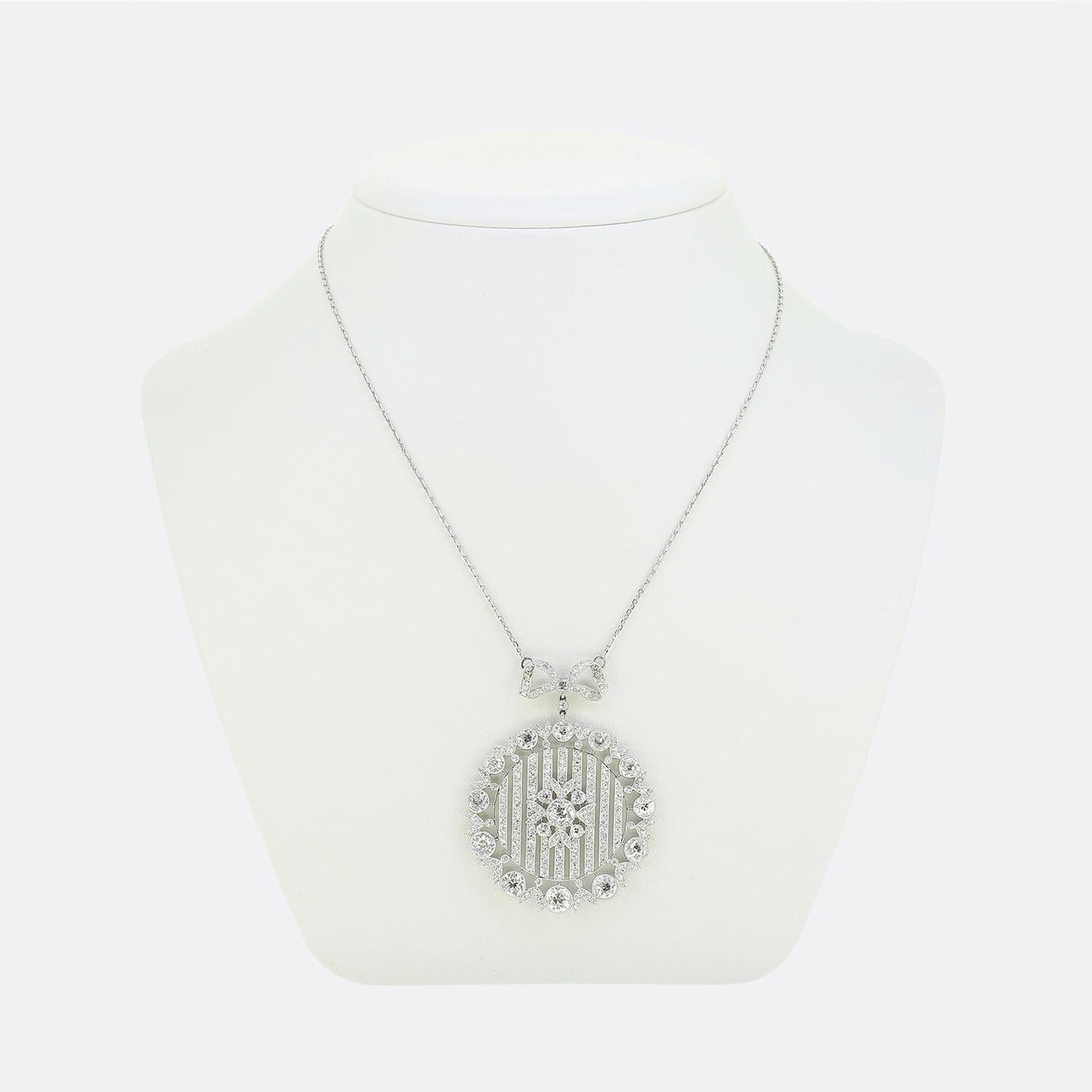 Art Deco 6.00 Carat Diamond Necklace
