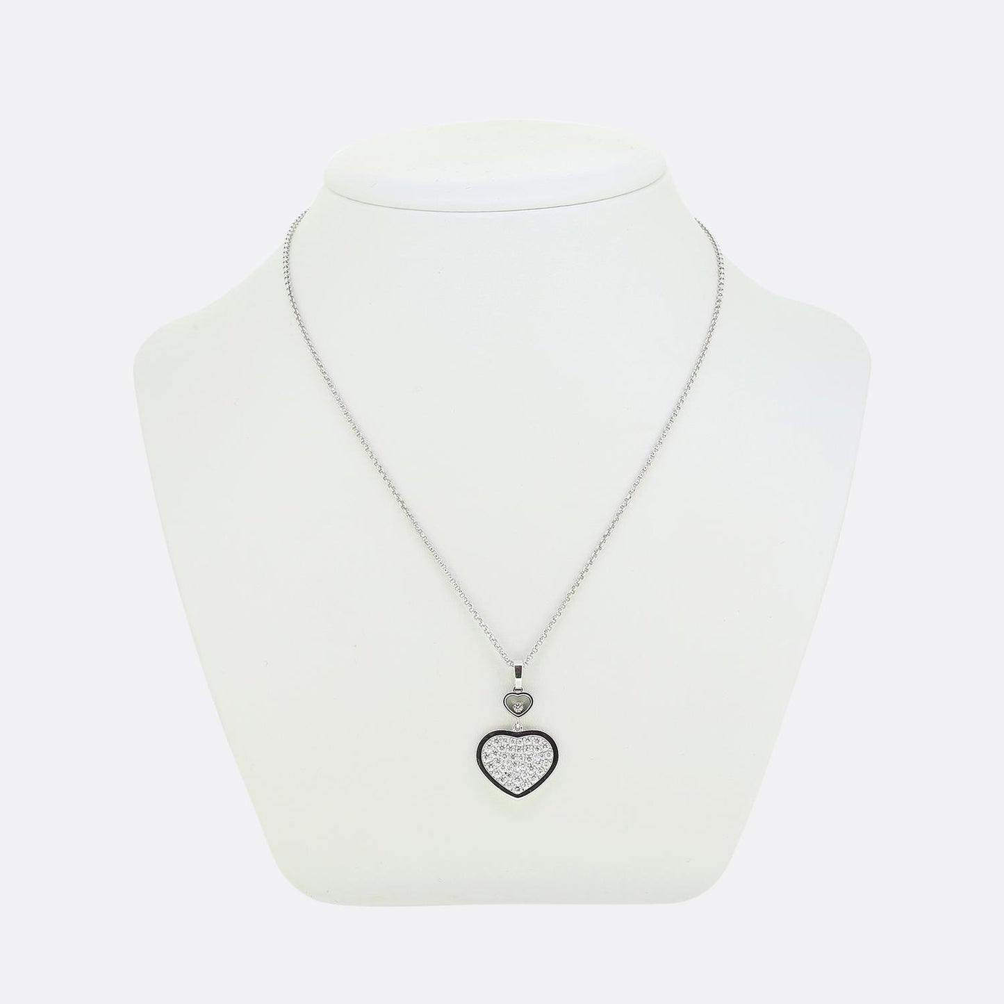 Chopard Happy Hearts Diamond Pendant Necklace