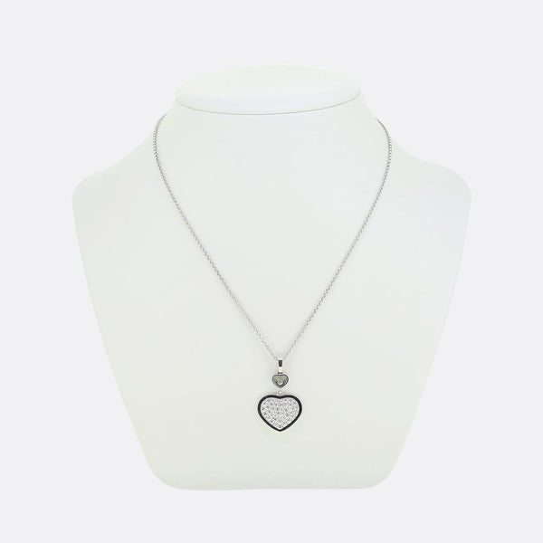 Chopard Happy Hearts Diamond Pendant Necklace