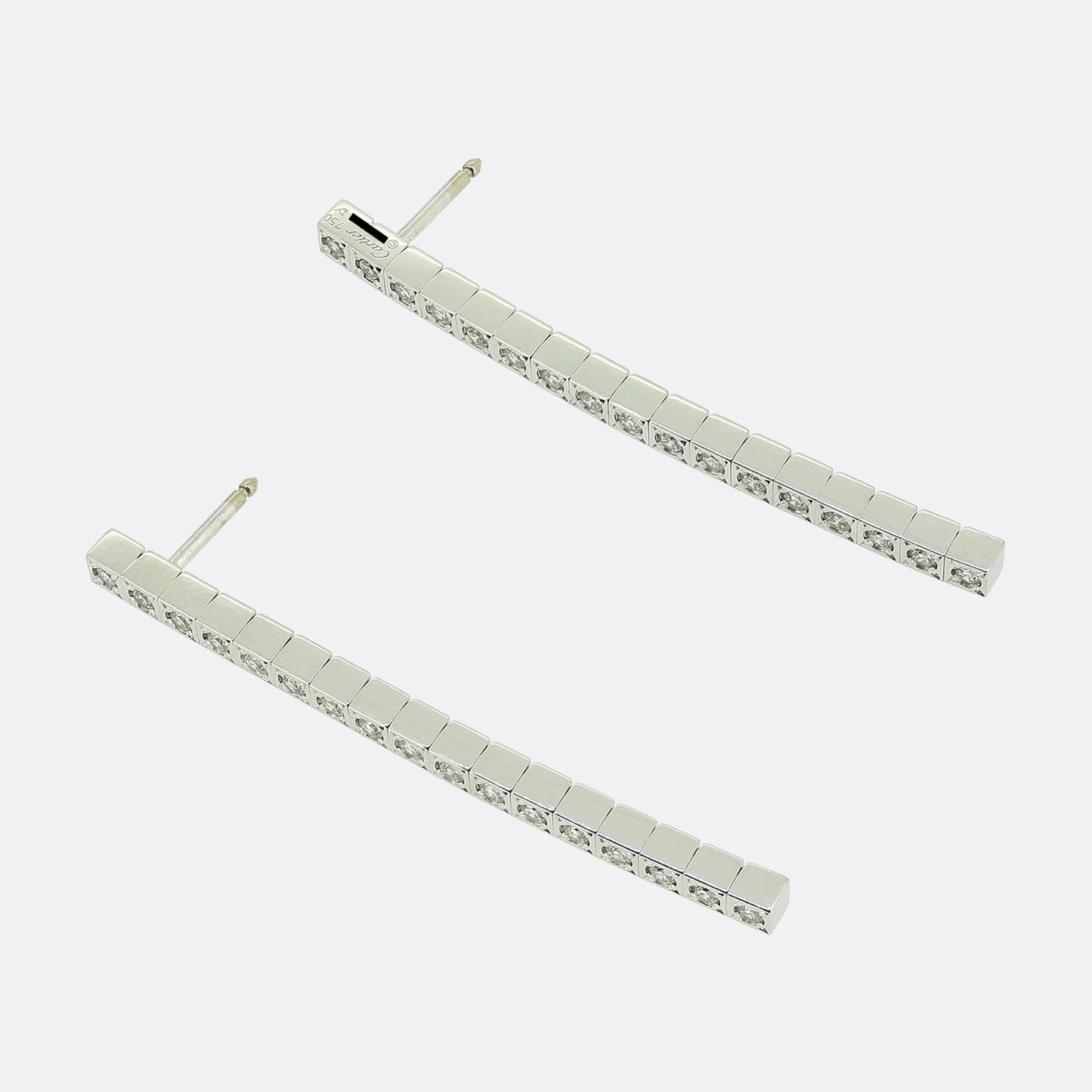 Cartier Laniéres Diamond Drop Earrings