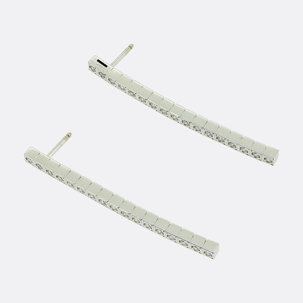 Cartier Laniéres Diamond Drop Earrings