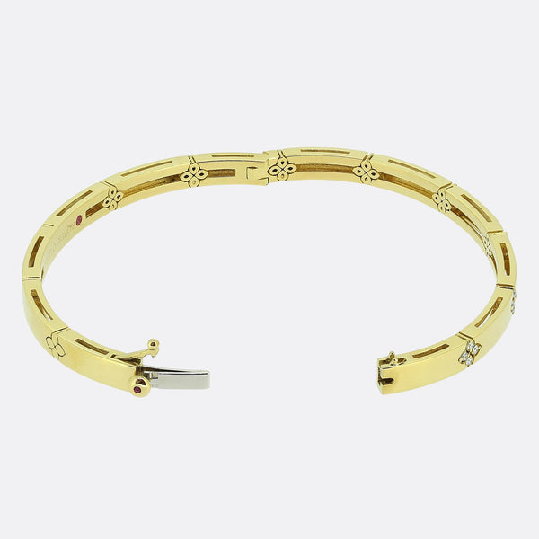 Roberto Coin Love In Verona 0.18 Carat Diamond Bangle