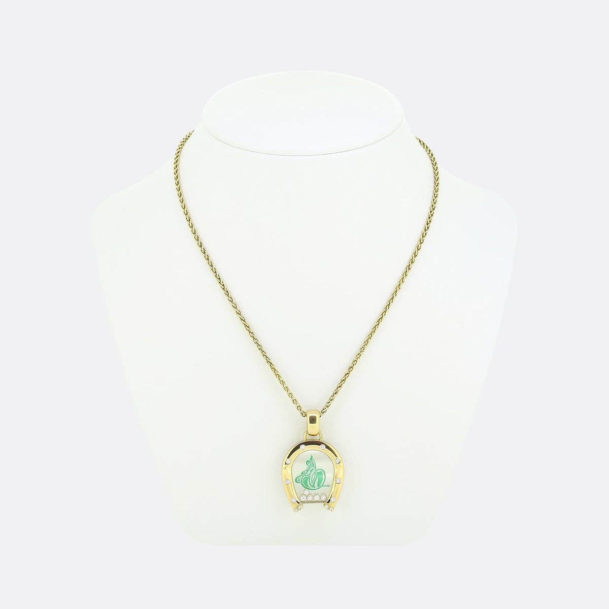 Chopard Diamond Horseshoe Pendant Necklace