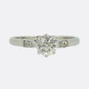 Art Deco 0.66 Carat Diamond Engagement Ring