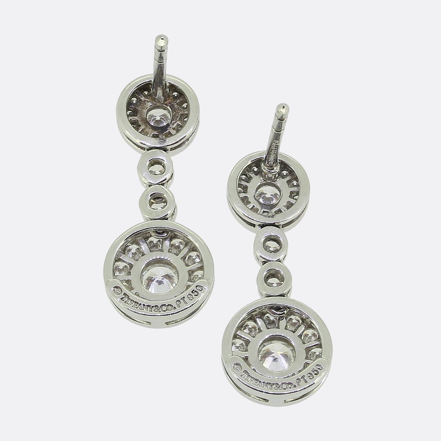 Tiffany & Co. Diamond Circlet Drop Earrings