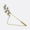 Antique Pearl and Diamond Stick Pin