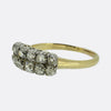 Antique Old Cut Diamond Two-Row Ring