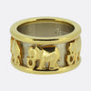 Cartier Walking Elephant Band Ring Size P (56)