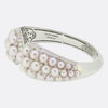 David Morris Rose Pearl and Diamond Bangle