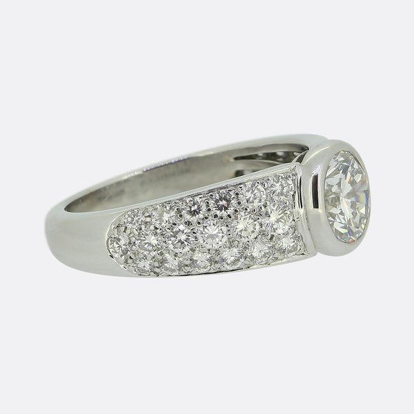 Cartier 1.28 Carat Diamond Engagement Ring