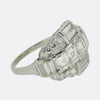 Mid-Century Diamond Cluster Ring