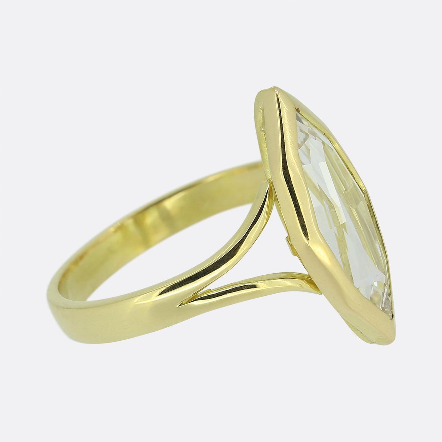 1.38 Carat Marquise Cut Diamond Ring