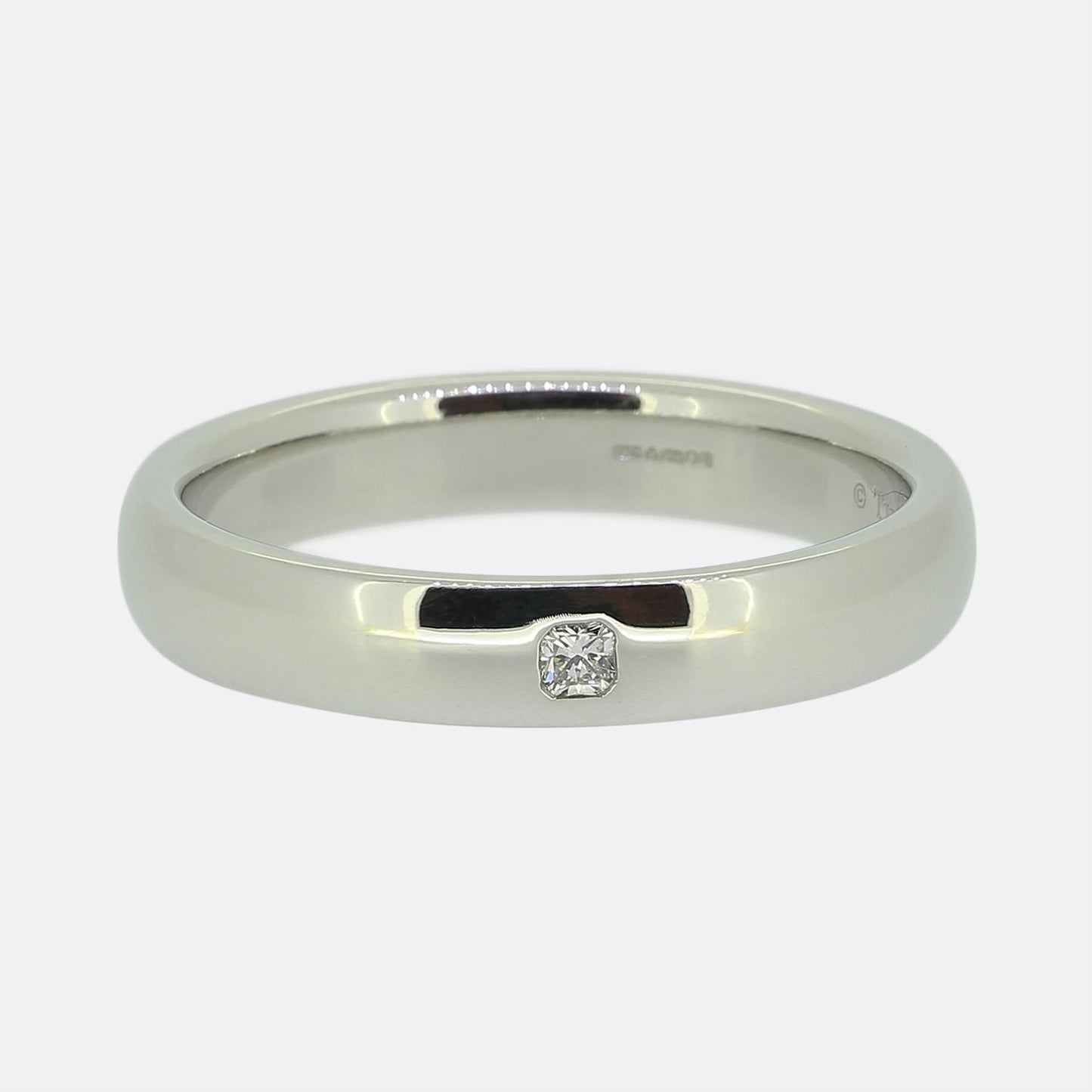 Tiffany & Co. Lucida Diamond 3mm Band Ring