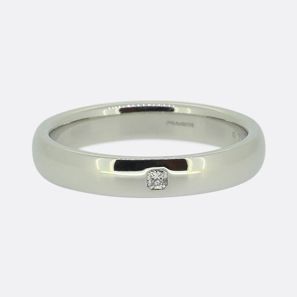 Tiffany & Co. Lucida Diamond 3mm Band Ring