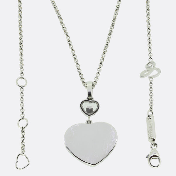 Chopard Happy Hearts Diamond Pendant Necklace