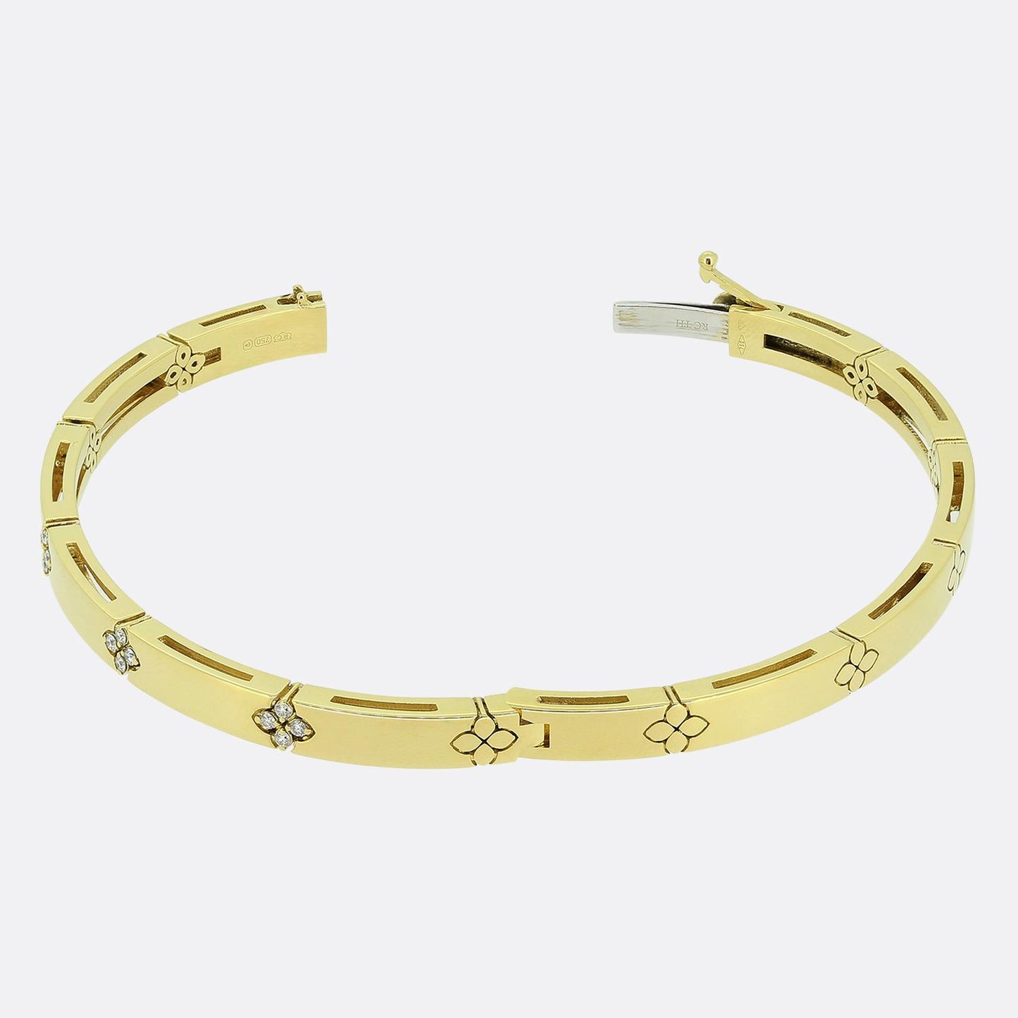 Roberto Coin Love In Verona 0.18 Carat Diamond Bangle