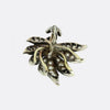 Victorian Old Cut Diamond Leaf Pendant
