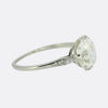 Art Deco 2.20 Carat Asscher Cut Diamond Engagement Eing