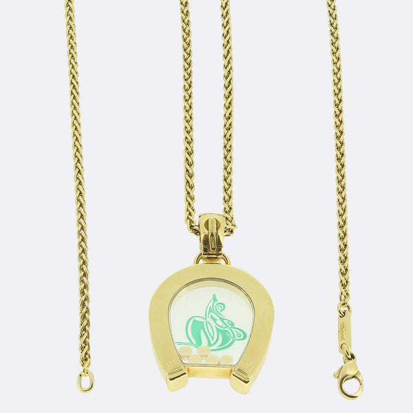 Chopard Diamond Horseshoe Pendant Necklace