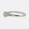 Art Deco 0.66 Carat Diamond Engagement Ring