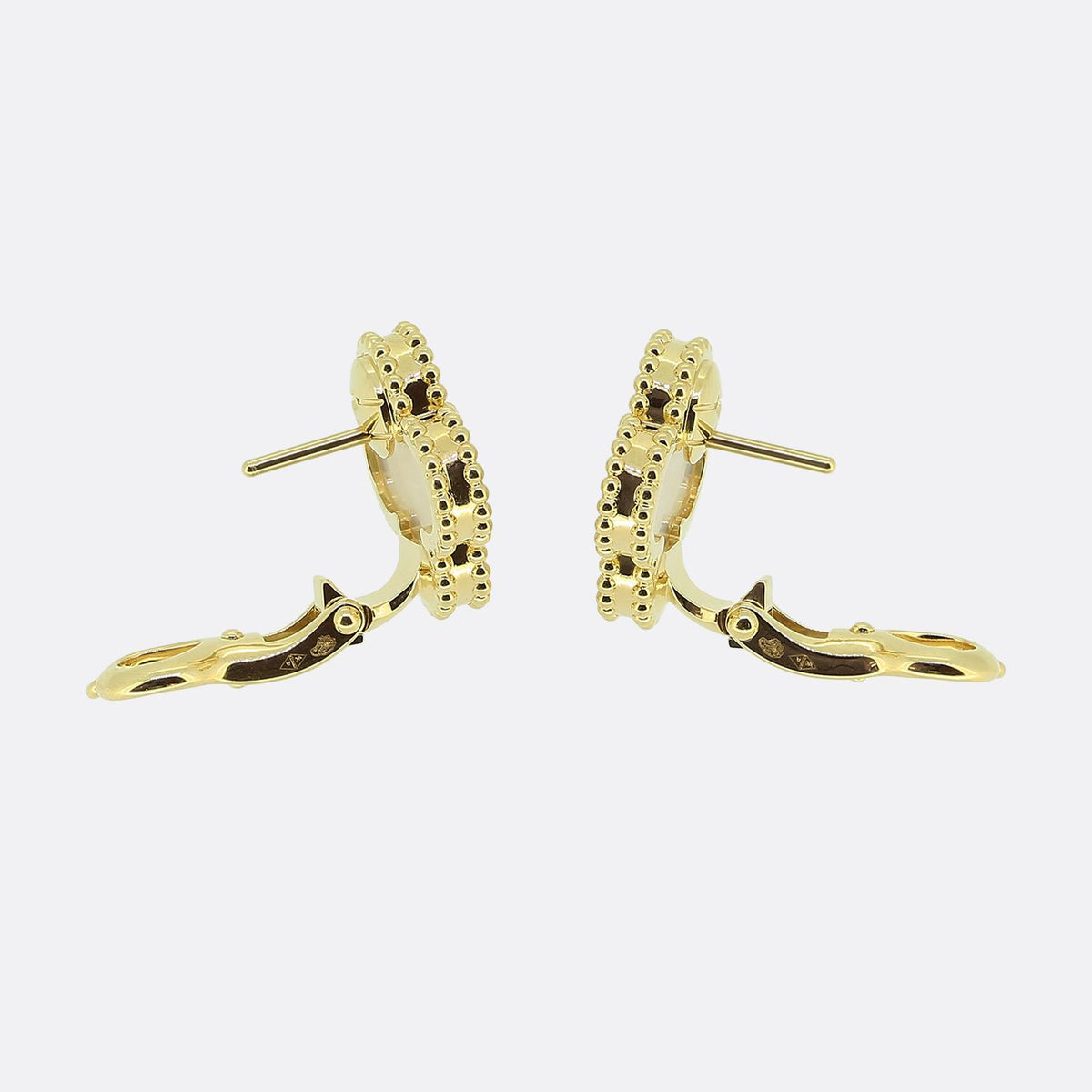 Van Cleef & Arpels Vintage Alhambara Mother of Pearl Earrings
