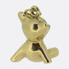 Vintage Ruby Teddy Bear Pendant
