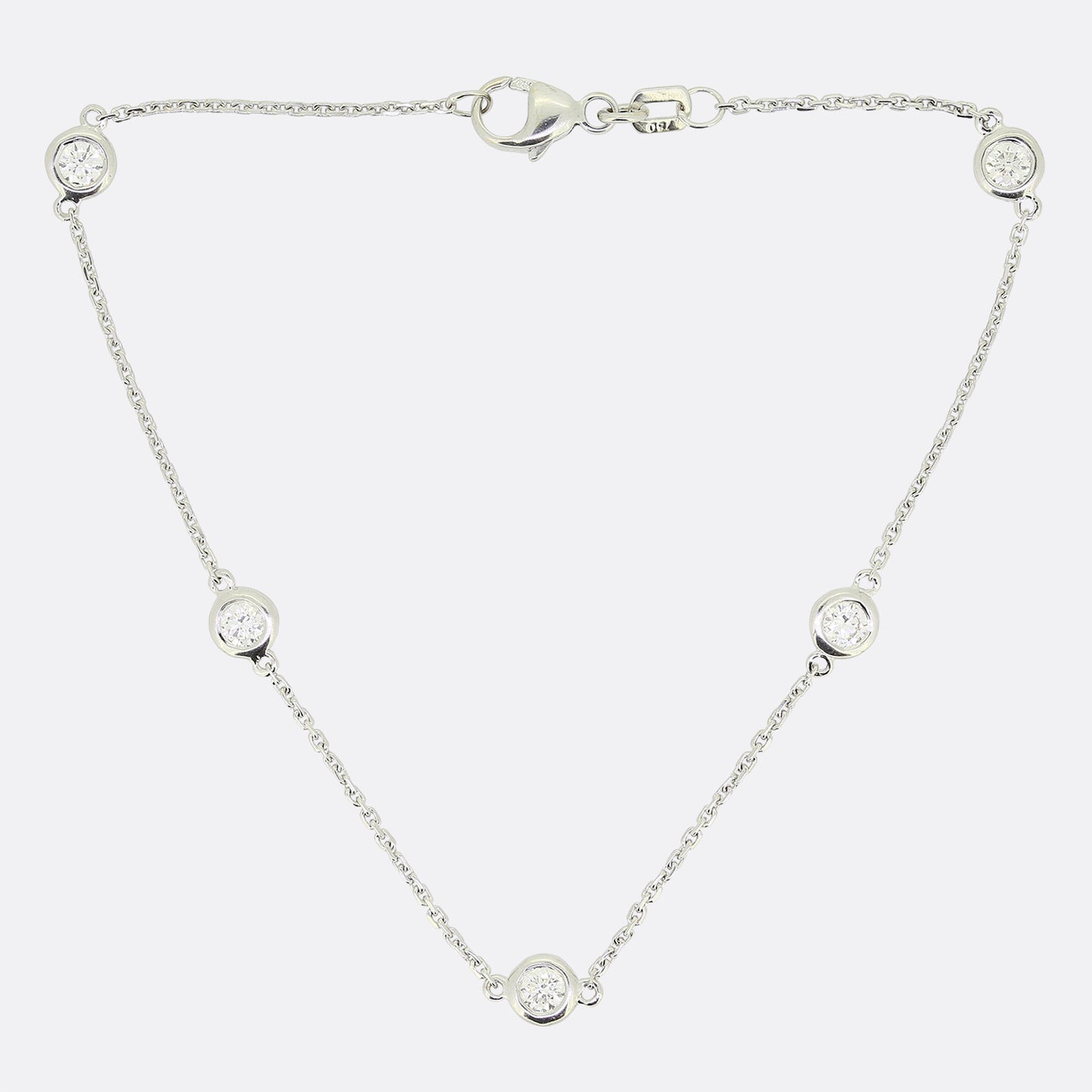 0.40 Carat Diamond Chain Bracelet