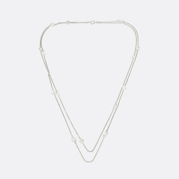 4.15 Carat Diamonds By The Yard Necklace