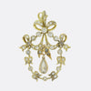 Victorian Diamond Drop Pendant