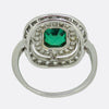 Art Deco Emerald and Diamond Ring